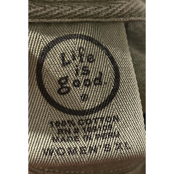 Life Is Good Women's XL Long Sleeve Shirt Heart Green - Picture 8 of 8